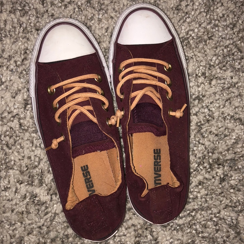 Maroon Converse